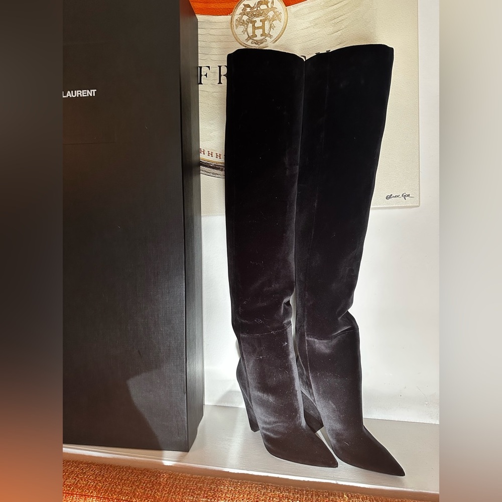 YSL Niki 105 Over the Knee Boots
